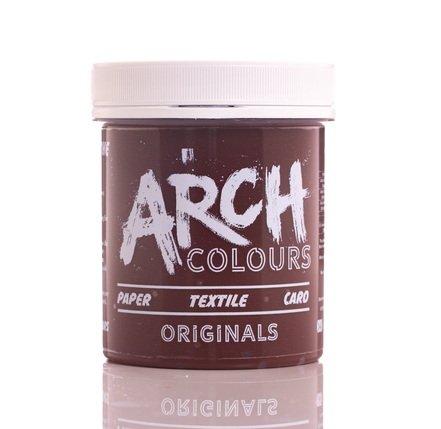 Brown water-based screen printing ink for fabric textile paper and card |arch colours
