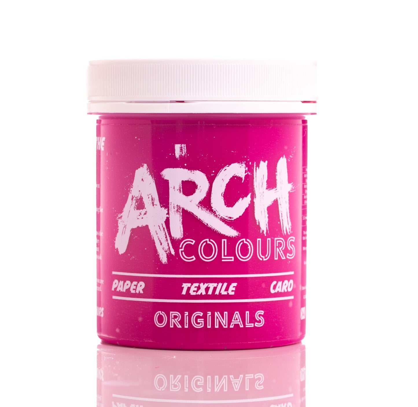 Pink water-based screen printing ink for fabric textile paper and card the best professional ink | arch colours