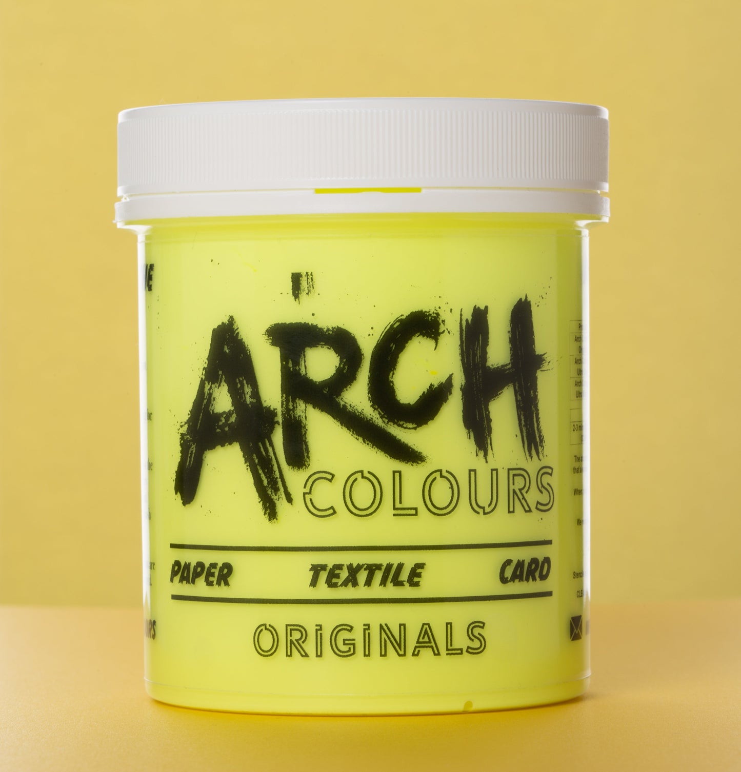 pastel yellow screen printing ink