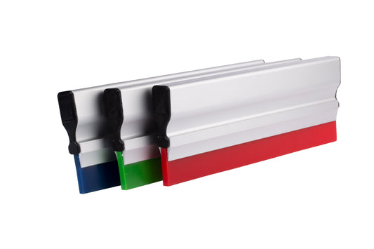 Advanced Silk Screen Printing Squeegee with V-Tip Edge and Aluminum Handle