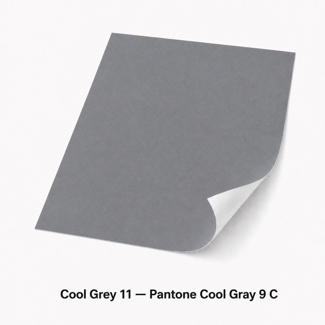 Cool Grey 11 Transfilm heat transfer sheet, Pantone Cool Gray 9 C