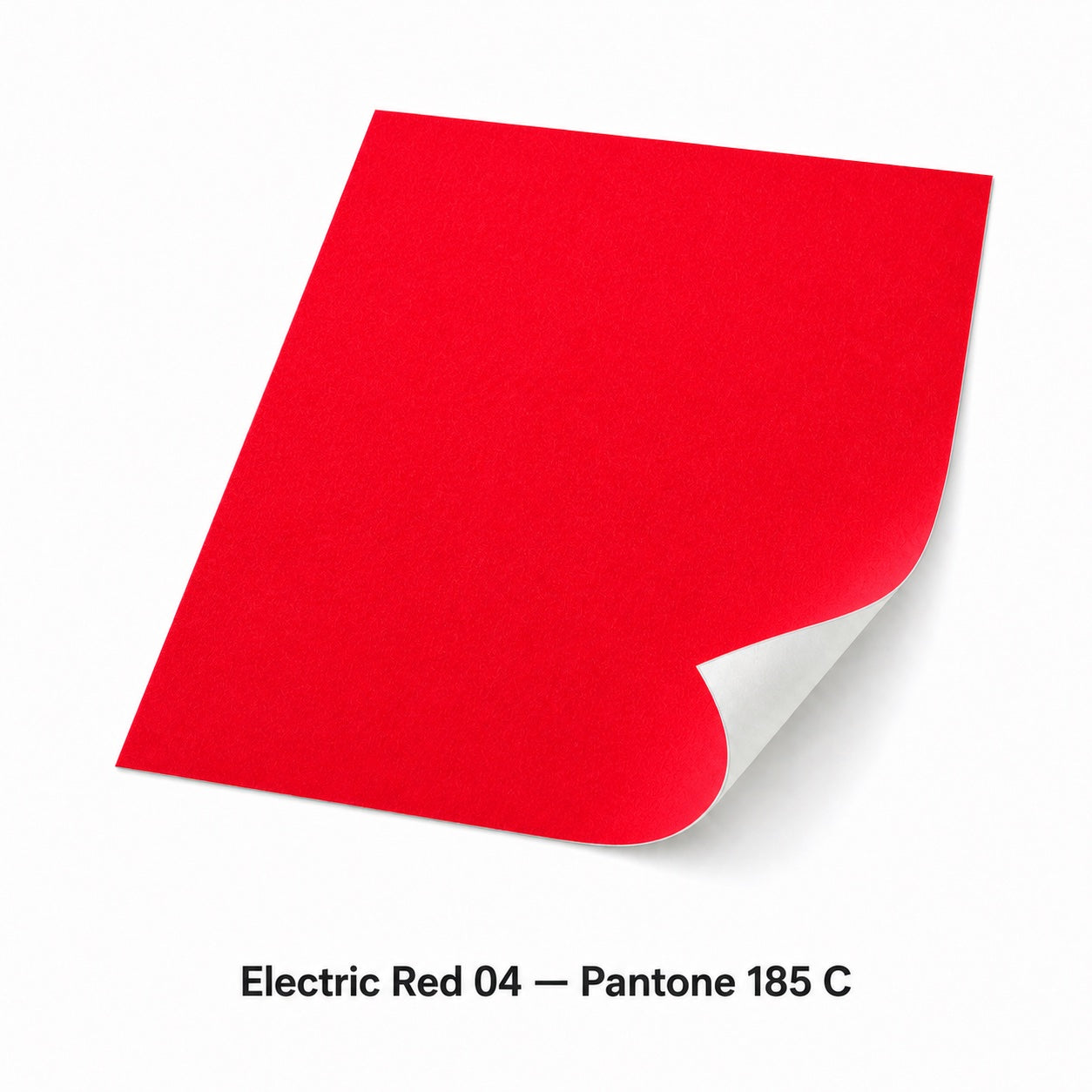Electric Red 04 Transfilm heat transfer sheet, Pantone 185 C