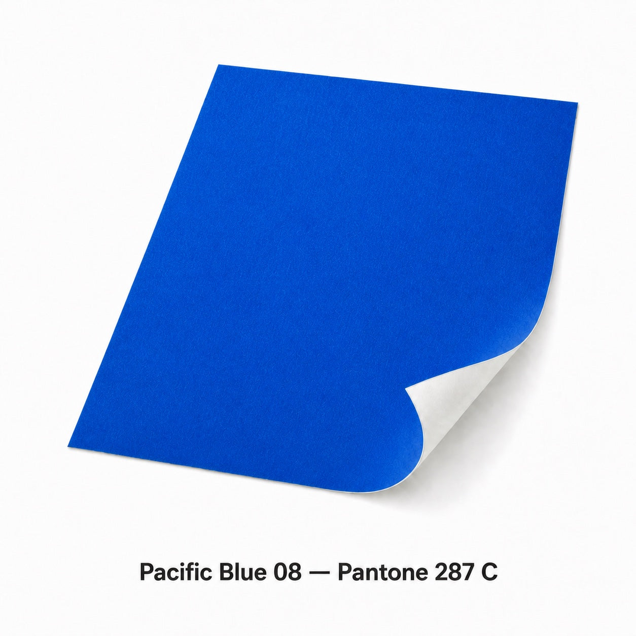 Pacific Blue 08 Transfilm heat transfer sheet, Pantone 287 C