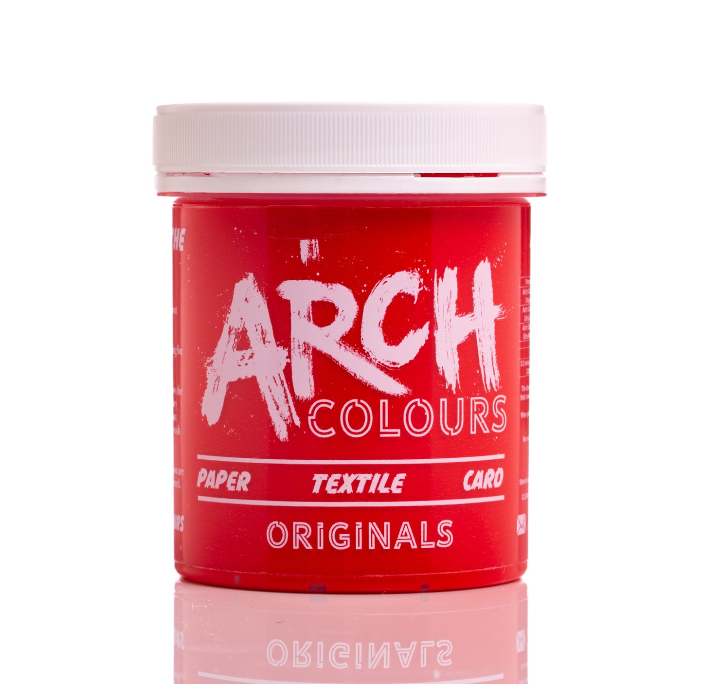 red water-based screen printing ink for fabric textile paper and card the best professional ink | arch colours"Keyword" "screen printing ink" "screen printing inks for fabric uk" "screen printing ink uk" "best screen printing ink" "screen printing paint for fabric" "screen printing ink amazon" 