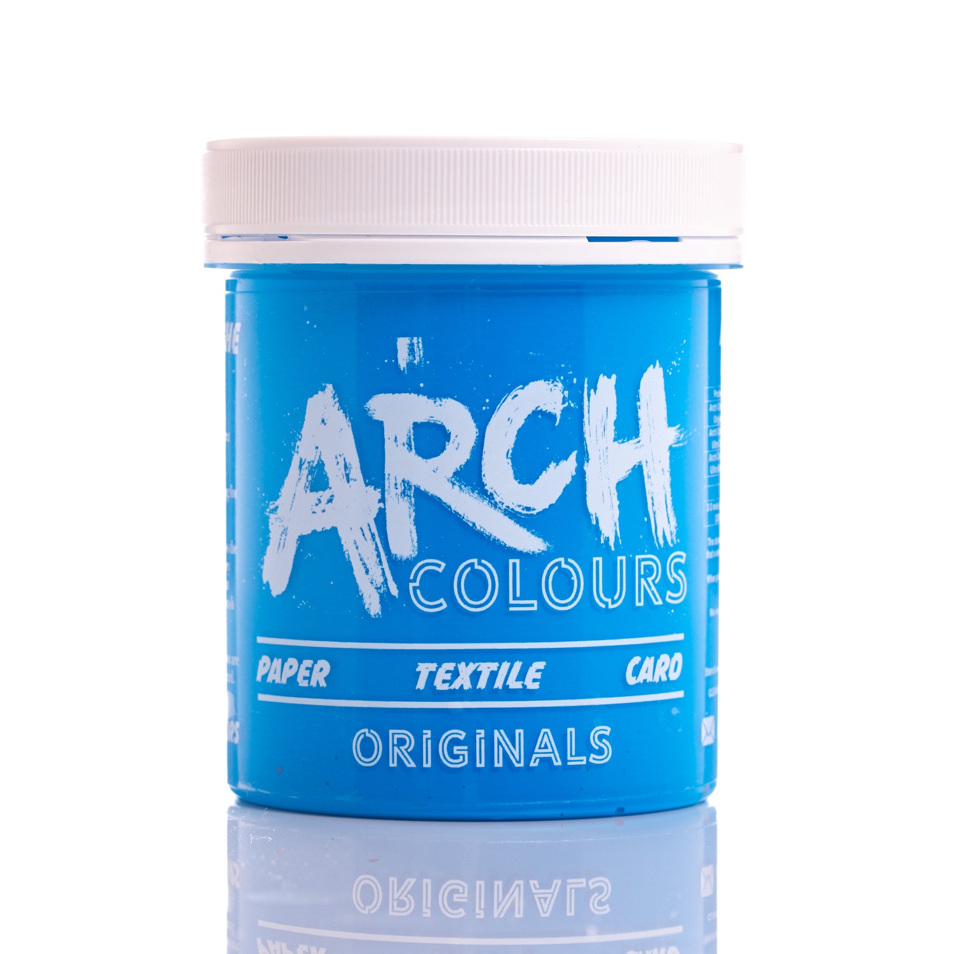 light blue  screen printing ink  for fabric textile paper and card  the best professional ink | arch colours 