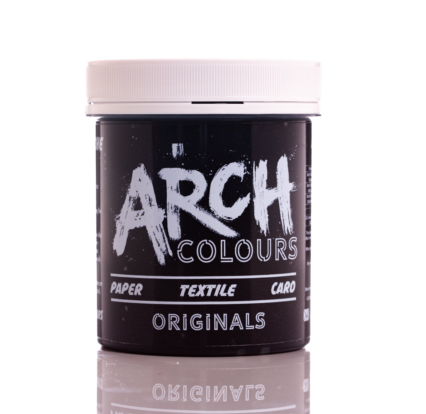 Black water-based screen printing ink  for fabric textile paper and card  the best professional ink | arch colours 