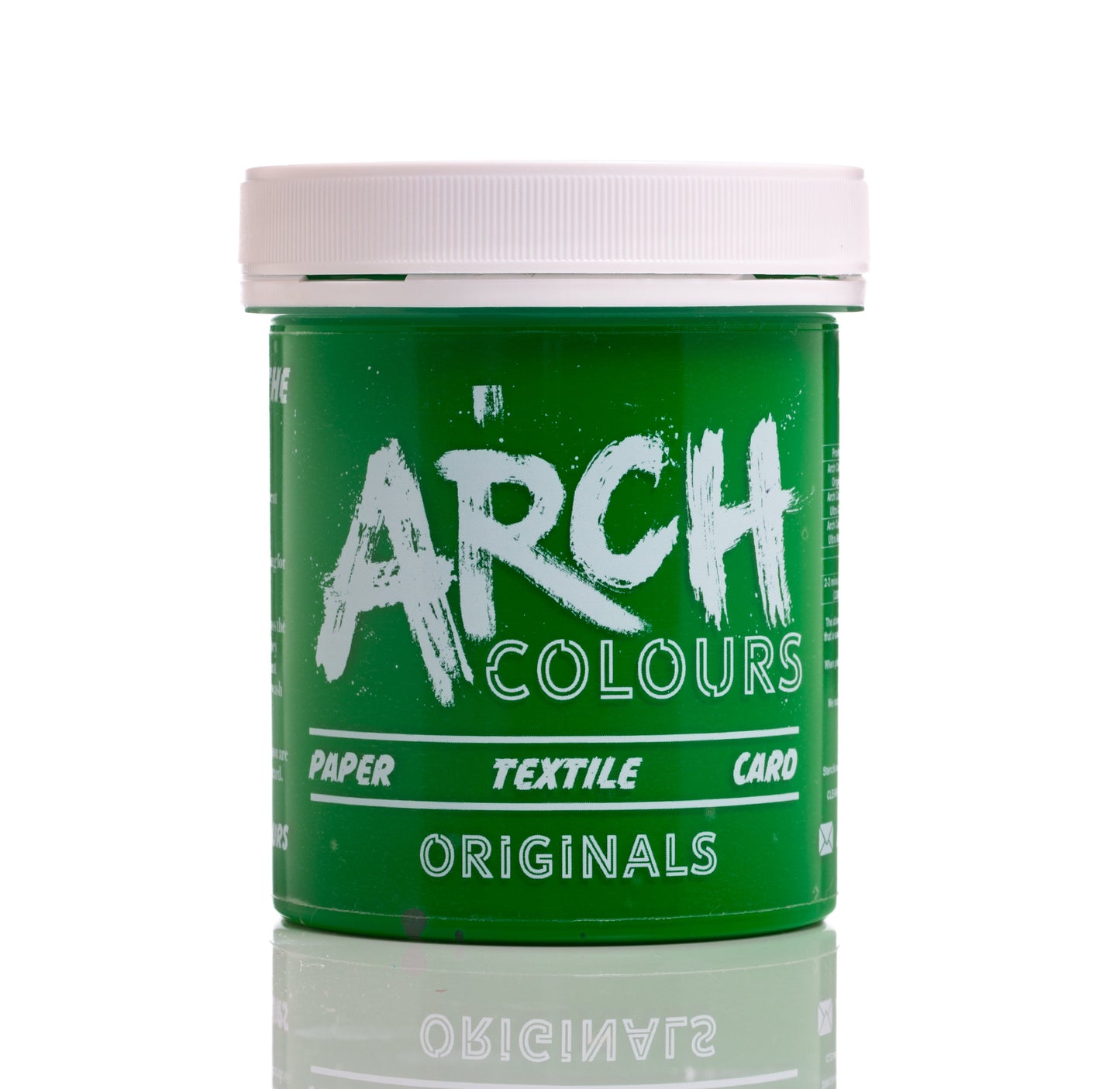 Green water-based screen printing ink  for fabric textile paper and card  the best professional ink | arch colours 