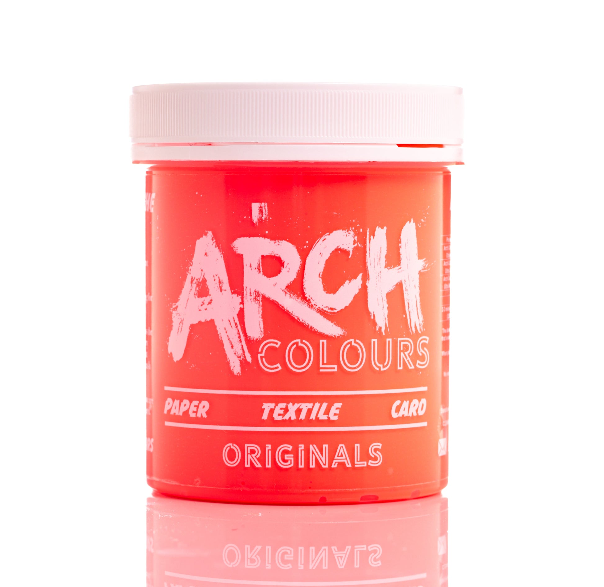 Red Fluorescent Water Based screen printing ink  | Arch Colours - Originals Neon