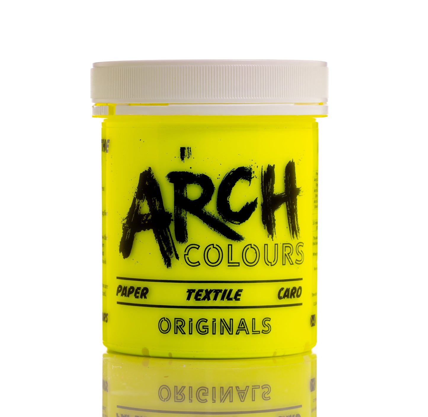 Yellow Fluorescent Water Based screen printing ink  | Arch Colours - Originals Neon