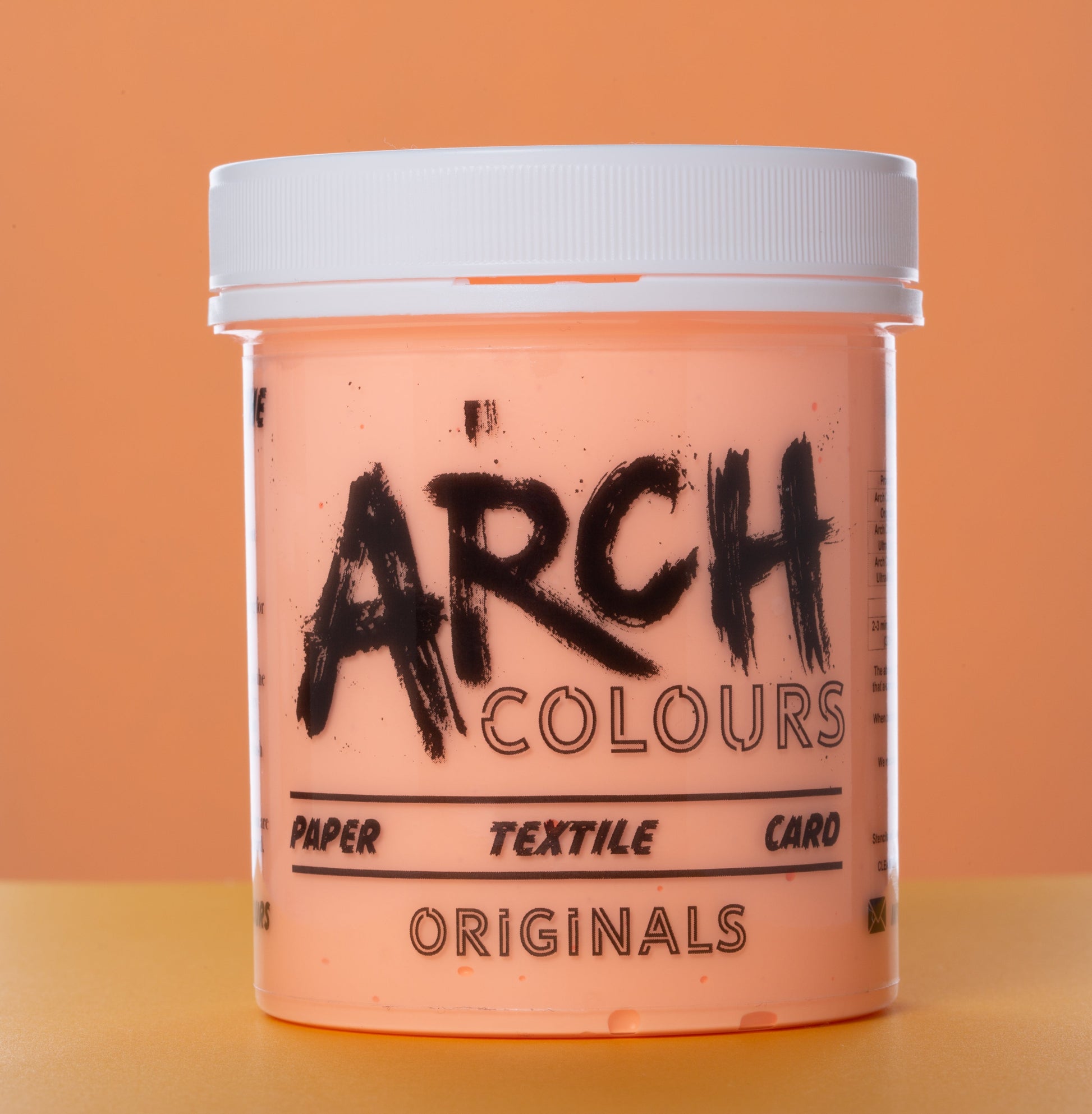  pastel  orange screen printing ink 