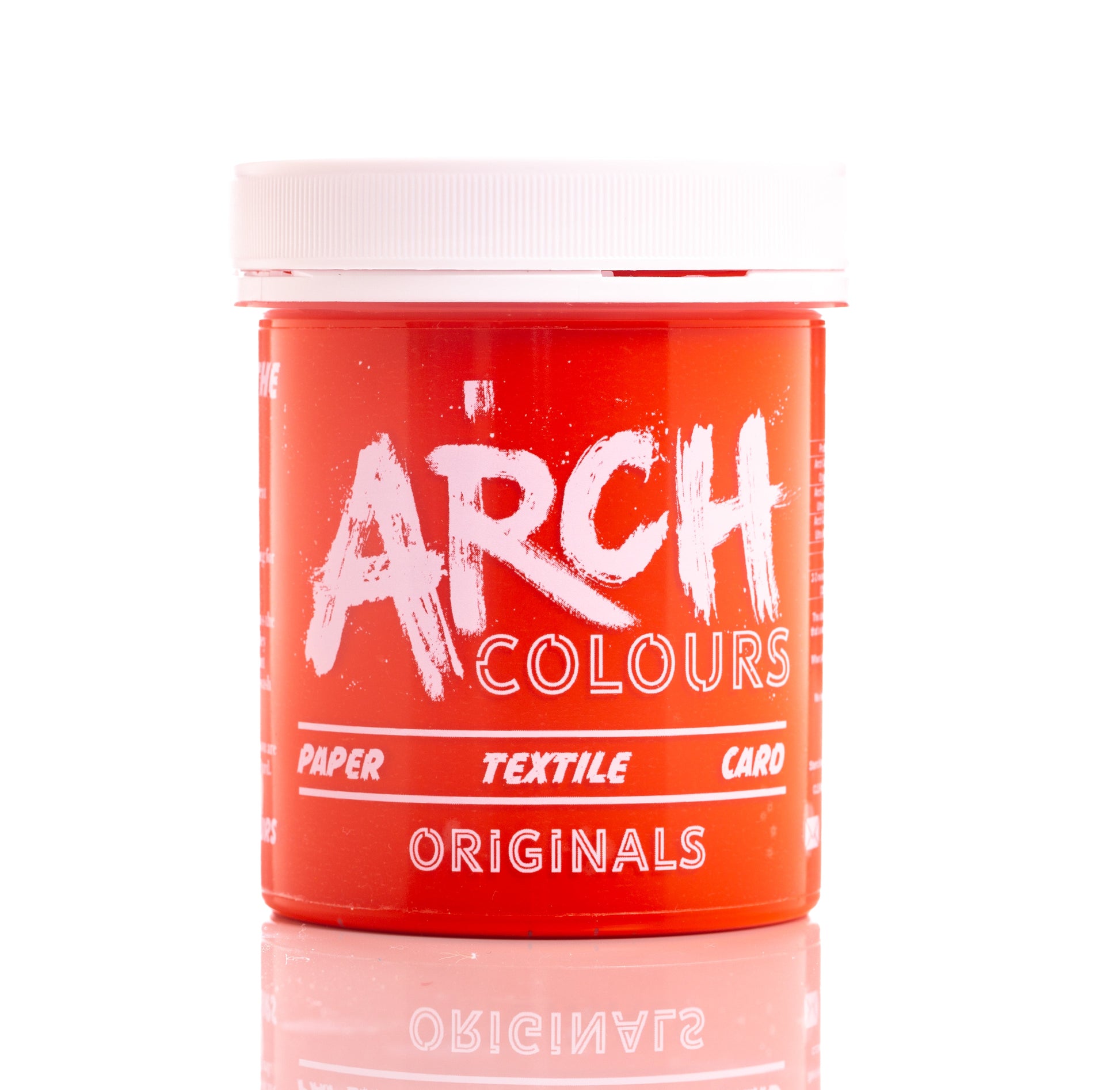 Orange water-based screen printing ink for fabric textile paper and card the best professional ink | arch colours