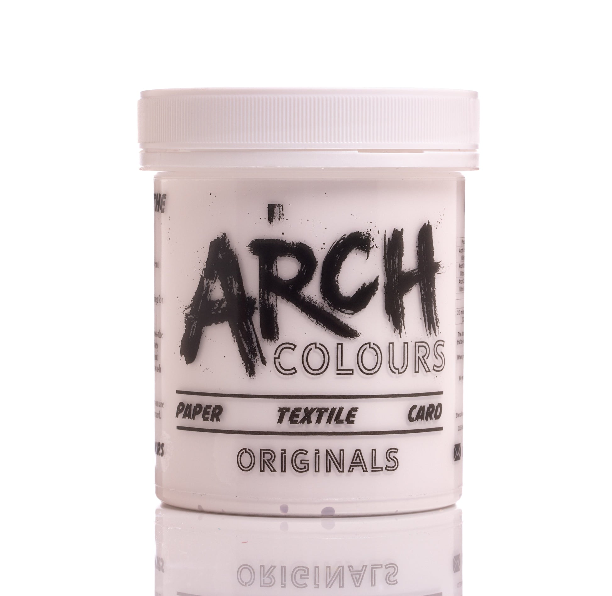 White water-based screen printing ink for fabric textile paper and card the best professional ink | arch colours